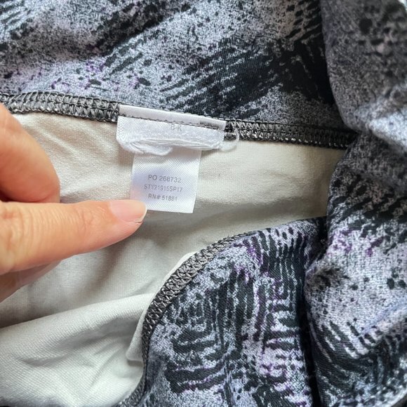 Patagonia Pattern Cropped Leggings Womens Size M Mid Rise Outdoor Workout Hiking - Picture 6 of 6